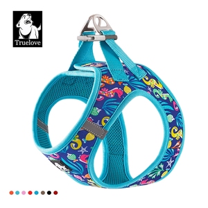 Truelove vente en gros harnais pour chien sans traction respirant réglable confortable Air Mesh harnais pour animaux de compagnie Nylon mode doux chat chien harnais - Product Image 1