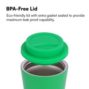 Gobelet isotherme personnalisé en acier inoxydable de 8 oz avec poignée et couvercle, isolation thermique de 12 à 24 heures, tasse à café portable pour le sport et les aliments - Product Image 4