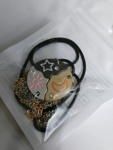 Collana in Lega di Zinco con <span class=keywords><strong>Lettere</strong></span> e Cuore Patchwork, Design Moda Europeo-Americano, per Migliori <span class=keywords><strong>Amiche</strong></span>, da Donna - Product Image 6