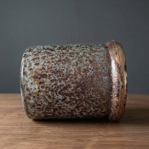 Maceta Redonda de Cerámica Esmaltada con Orificio de Drenaje, Estilo Vintage, para Interiores y Exteriores, Decoración de Jardín Colgante o de Escritorio - Product Image 2