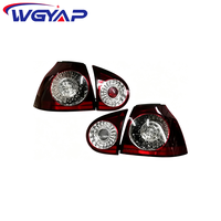 Feu arrière LED WGYAP 1K0052204 avec lentille rouge pour VW Golf 5, construction renforcée moulée avec précision, résistant à la corrosion et à la rouille