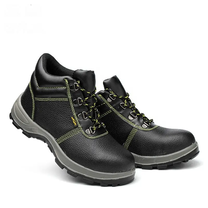 Non-slip anti-piercing light comfortable steel toe work shoes protect safety shoes