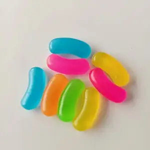 HY Fabrikdirektverkauf große Simulation gelee Bohne Frucht Gummibärchen Farbe Süßigkeiten Pille PVC Skittles