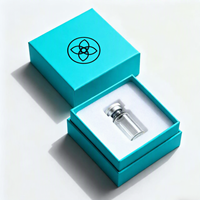 Boîte d'emballage personnalisable en pâte à papier moulée pour ampoules et flacons de peptides, avec insert, pour produits de beauté et soins de la peau