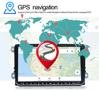 Radio de Coche con GPS WIFI Android de 9 Pulgadas, Reproductor de DVD para VW Volkswagen POLO GOLF 5 PASSAT B6 CC, Radio de Coche TOURAN SCIROCCO Transporter T5
