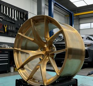 Jantes en alliage forgé 6061 personnalisées <span class=keywords><strong>de</strong></span> <span class=keywords><strong>17</strong></span>, 18, 19, 20, 21 pouces, 5x112, 5x120, concaves, avec beadlock, adaptées aux voitures 4x4 tout-terrain - Product Image 5