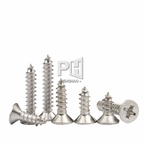 Vis autotaraudeuse à tête fraisée en acier inoxydable 304, vis à tête plate cruciforme en acier inoxydable <span class=keywords><strong>KA1</strong></span> * 3-KA6*40 - Product Image 4
