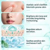 Sérum pour la peau à l'acide azélaïque 10% et à la niacinamide 30ml, contrôle du sébum, affinage des pores, élimination des imperfections, peau grasse, soin de la peau à l'acide azélaïque