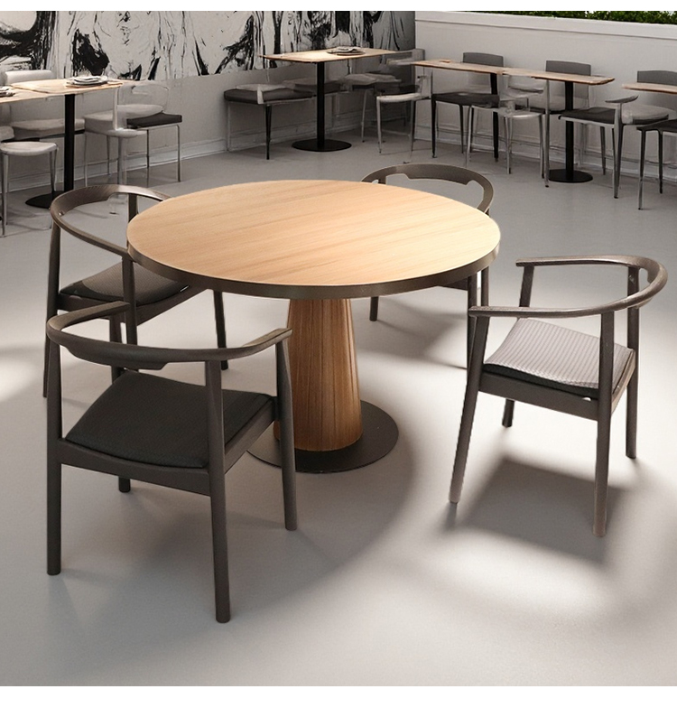 chairs wooden leather for restaurant