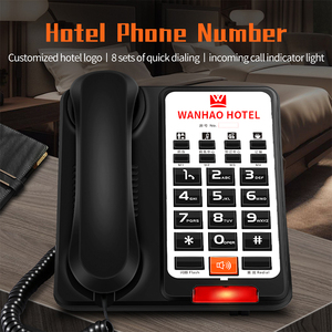 <span class=keywords><strong>Téléphone</strong></span> <span class=keywords><strong>fixe</strong></span> bon marché en gros avec logo personnalisé pour chambre d'hôtel, <span class=keywords><strong>téléphone</strong></span> filaire professionnel de bureau - Product Image 4