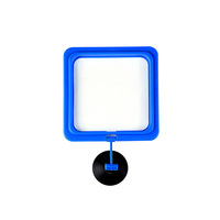 Anneau flottant d'alimentation pour aquarium, distributeur de nourriture en plastique, disponible en différentes tailles et formes carrées