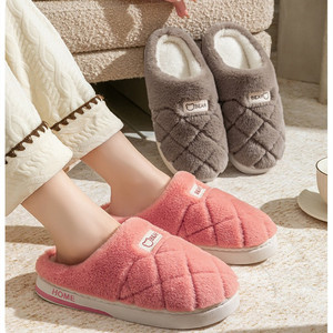 Pantuflas <span class=keywords><strong>Cerradas</strong></span> para Hombre y <span class=keywords><strong>Mujer</strong></span>, Cálidas para <span class=keywords><strong>Invierno</strong></span>, con Suela Gruesa, Felpa Suave, Antideslizantes, Planas, Casuales, para el Hogar, Peludas, Venta al Por Mayor - Product Image 2