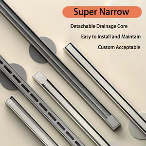 Oem odm ערוץ נירוסטה מנקז מקלחת ארוך בלתי נראה sus304 ליניארי קומה ליניארית ניקוז עם ניקוז שקע אנכי - Product Image 6