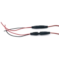 Connecteur M6 pour bande LED, 2 broches circulaires, prise mâle/femelle rapide, faisceau de câbles en PVC, connecteur de câble étanche