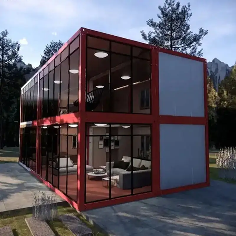 Prefabrik mobil genişletilebilir tatil evi yaşam konteyneri ev için Modern mobil