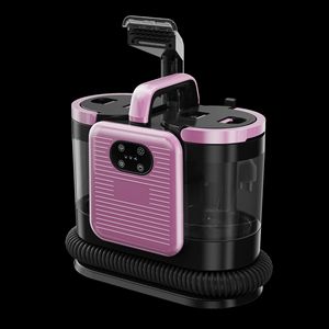 Nettoyeur de tissus pour canapé 1600W, stérilisation à la vapeur, pulvérisation et aspiration intégrées, nettoyeur de tapis, rideaux et matelas, cordon de 5 m, tuyau de 1,9 m - Product Image 2