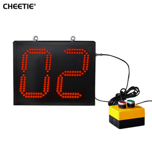 Temporizador de <span class=keywords><strong>Cuenta</strong></span> Regresiva LED CHEETIE CP11 de 2 Dígitos, 9 Pulgadas, 37x30cm, Control Remoto, Aplicaciones de Temporización Industrial, Aleación de Aluminio, OEM Completo - Product Image 3
