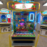 Machine de jeu populaire Fruit King de Mario Arcade Board à pièces avec armoire en bois à vendre