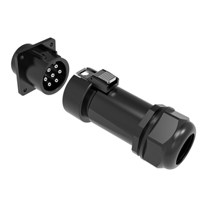 Bayonet Coupling 7 Pin Circular Connector 63A High Current Power Plug Socket Industrial Waterproof Connector - Product Image 2