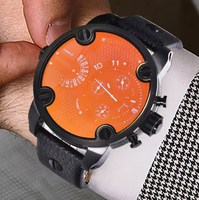 Montres en acier étanches avec calendrier, chronomètre et GMT, design d'usine et personnalisation par lots, mouvement japonais similaire, pour marque privée