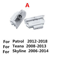 Lampe de porte à LED Welcome Ghost Shadow pour Nissan Teana J31 J32 J33 Altima L31 L32 L33 L34 Murano Z50 Z51 Patrol Y62 GTR
