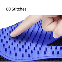 Gant de toilettage pour animaux de compagnie en caoutchouc, brosse à poils pour chat et chien, outil efficace pour enlever les poils d'animaux, accessoires pour animaux de compagnie