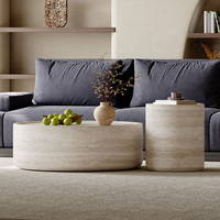 Ensemble de tables basses modernes et contemporaines au design épuré, style crème populaire, pour salon, mobilier de maison et d'hôtel, en promotion