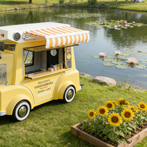 Customized Color Food Service Cart Fast Food <b>Trailer</b> Mobile Food Truck Creative Design Factory-Direct Sales - Product Image 1