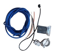 Ensemble complet d'accélérateurs d'échappement électriques à contrôle sonore haute performance avec boîtier de télécommande pour système d'échappement de voiture