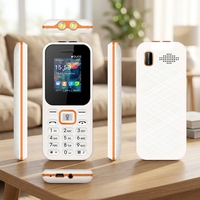 Teléfono Móvil Básico 2G Dual SIM con LED y Teclado, Desbloqueado, para Estudiantes y Personas Mayores, Modelo 390e
