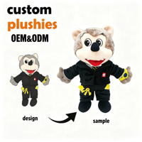 Fabricant de jouets en peluche singe personnalisés ODM OEM, poupée en peluche animale en coton PP ultra doux pour enfants, cadeau d'entreprise