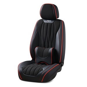 Fundas de Asiento de Coche de Cuero de Lujo, Transpirables y Ecológicas, Juego Completo de Tamaño Personalizable, Modelo Universal para Asientos Delanteros y Traseros - Product Image 5
