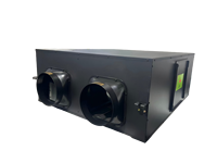 Système de ventilation ERV monté au plafond de 1000 m³/h, échangeur d'air frais à récupération de chaleur pour bâtiment commercial