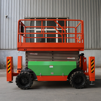 Prix d'usine – Plateforme élévatrice à ciseaux électrique automotrice tout-terrain de 4 m, 6 m, 8 m pour chantier extérieur