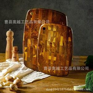 Over Acacia <b>Wood</b> Cutting Board Rectangle Anti-Slip Kitchen Chopping <b>Block</b> - Product Image 3