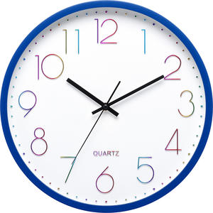 <span class=keywords><strong>Horloge</strong></span> murale décorative durable avec logo personnalisé, 8/10/12/14/16 pouces, pour salon, silencieuse, <span class=keywords><strong>sans</strong></span> <span class=keywords><strong>bruit</strong></span>, <span class=keywords><strong>horloge</strong></span> créative à quartz - Product Image 2