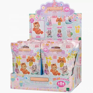 2026 Ultimo Bestseller Originale Senbeier Family Baby Sea Friends Series Blind Bag Blind Box Decorazione Moda Materiale Floccato - Product Image 5