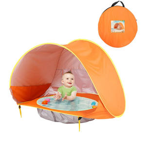 Carpa de <span class=keywords><strong>Playa</strong></span> Portátil para Niños, Impermeable, con Protección UV, Carpa Infantil, Carpa de Juego Plegable para Bebés con Piscina - Product Image 5
