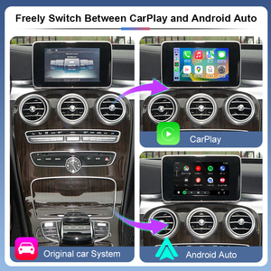 Không dây di động Carplay Android Auto Airplay Màn hình nâng cấp cho Mercedes Benz A/B/C/E/S/CLA/GLA/GLC/CLS/GLe W205 gương liên kết - Product Image 2