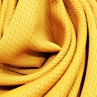 Vêtements de sport en jersey extensible respirant en gros, 100% polyester, tissu maille à œil de perdrix à séchage rapide pour vêtements/vêtements de basketball