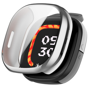 Plating Protector Frame Case Soft TPU Watch Case for <strong>Fitbit</strong> Ace <strong>LTE</strong> - Product Image 1