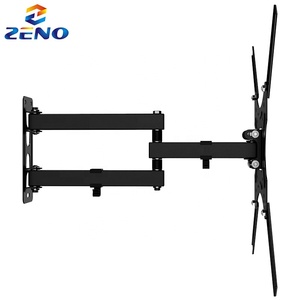 Supporto TV Girevole per Schermi da 32-55 Pollici, <span class=keywords><strong>Braccio</strong></span> TV a Parete in Acciaio Laminato a Freddo per Televisori - Product Image 3