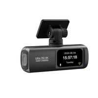 Caméra embarquée WiFi double objectif 4K 2160P avant et 1080P arrière 140° °   Mini caméra de voiture F2.0 V22C à fixation sur pare-brise