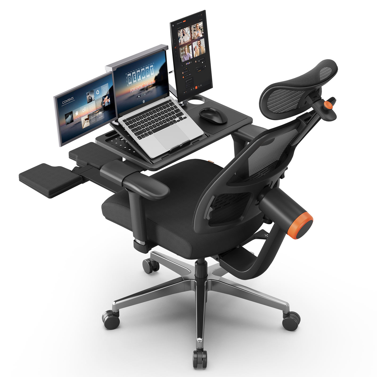 กาวสีดำ + กระดานเขียน + เท้า