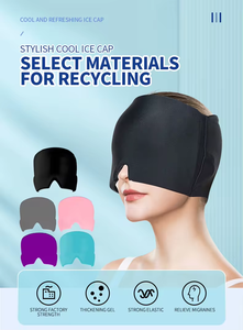Topi Gel pereda sakit kepala, terapi sakit kepala migren es sakit kepala bisa digunakan kembali - Product Image 2