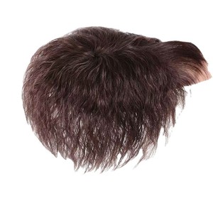 Corn Silk Hair Replacement <b>Block</b> For Women Real Hair Top Cover Gray Hair Lightweight Summer Wear - Product Image 5