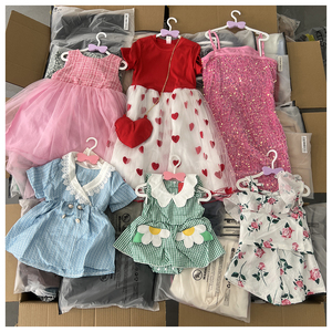 Best Price High Quality Child African Dresses Used <b>Clothes</b> Ropa De Bebe, Random Delivery Wholesale Smocked Dresses Children - Product Image 2