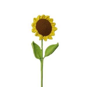 Bouquets <span class=keywords><strong>de</strong></span> tournesols tissés à la main, une création artisanale <span class=keywords><strong>pour</strong></span> <span class=keywords><strong>maman</strong></span>, faits au crochet avec <span class=keywords><strong>de</strong></span> la fausse laine, une finition magnifique - Product Image 5