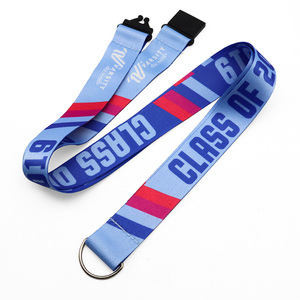 Benutzer definierte gedruckte Sublimationshals-Lan yards mit Logo Benutzer definierte Schlüsselbund-Polyester-<span class=keywords><strong>Lanyard</strong></span> - Product Image 3