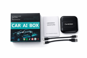 กล่อง CarPlay AI รุ่น Wifi กล่อง AI CarPlay Android 14 ตัวแปลง CarPlay แบบมีสายเป็นไร้สาย กล่อง AI สำหรับรถยนต์ที่มี CarPlay แบบมีสายจากโรงงาน - Product Image 3